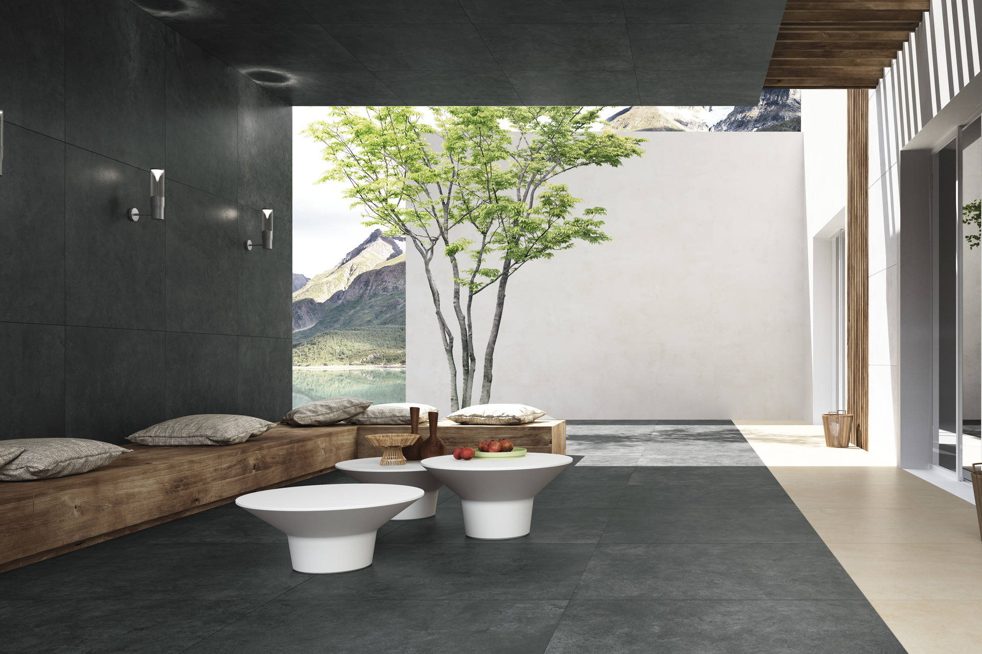 Stone Effect Porcelain Tiles - QUIETSTONES MAXIMUM