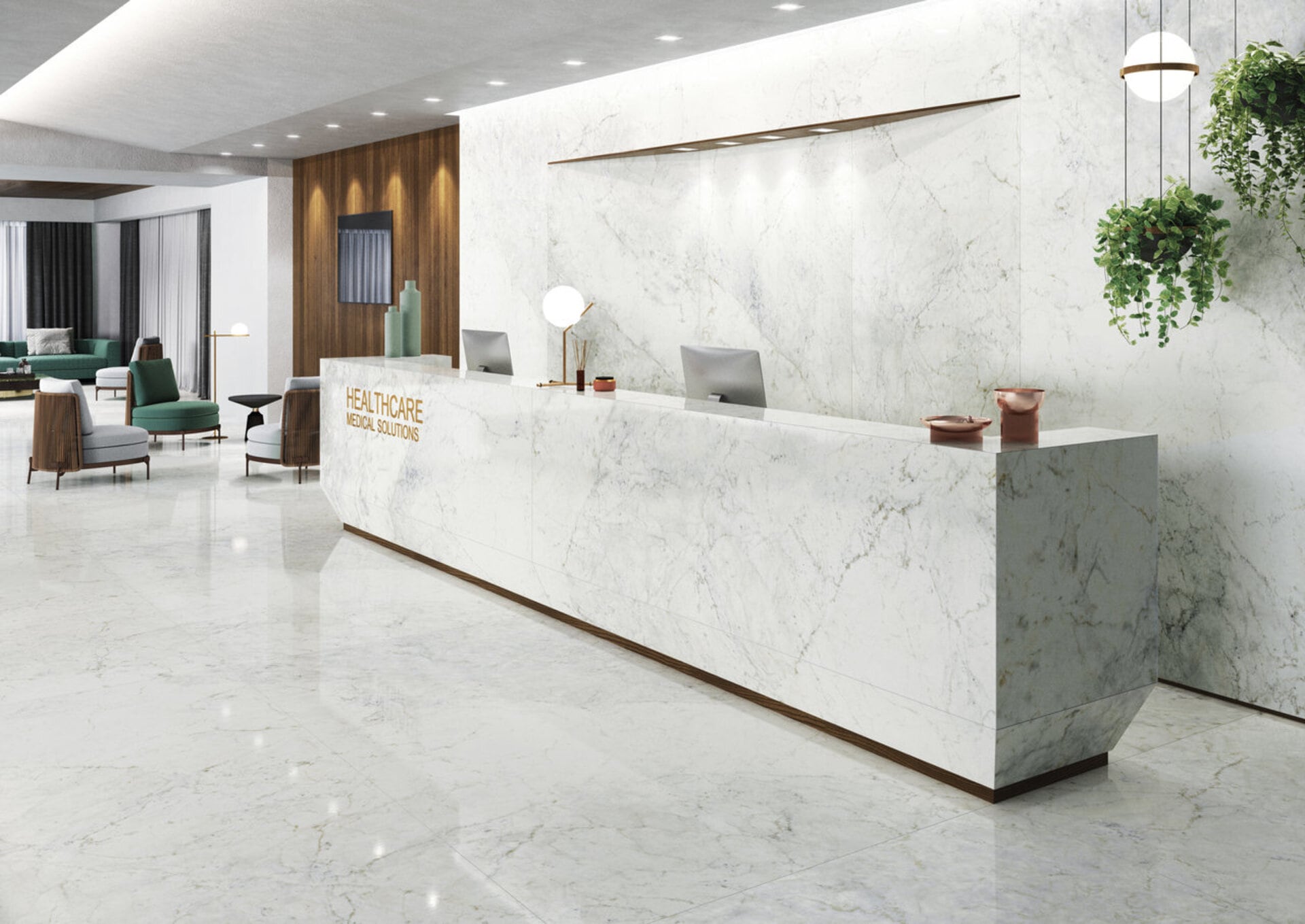 Marble Effect Porcelain Tiles - MARMI
